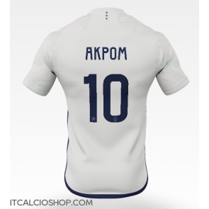 Ajax Chuba Akpom #10 Seconda Maglia 2023-24 Manica Corta